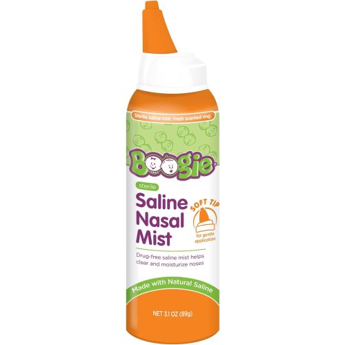 Boogie Saline Nasal Spray Mist for Kids, Fresh - 3.1 Oz (1 Pk)