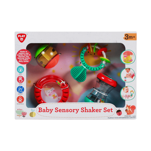 Set de Sonajeros Sensoriales para Bebé