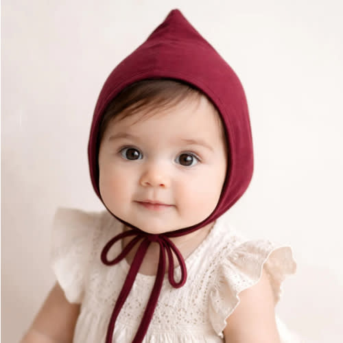 Organic cotton Pixie Bonnet Hat – Olive and Cradle