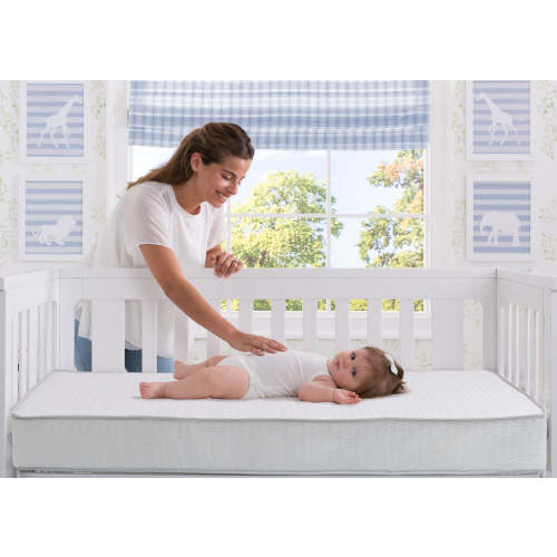 CoolLux Two-Stage Crib and Toddler Mattress - Delta Children