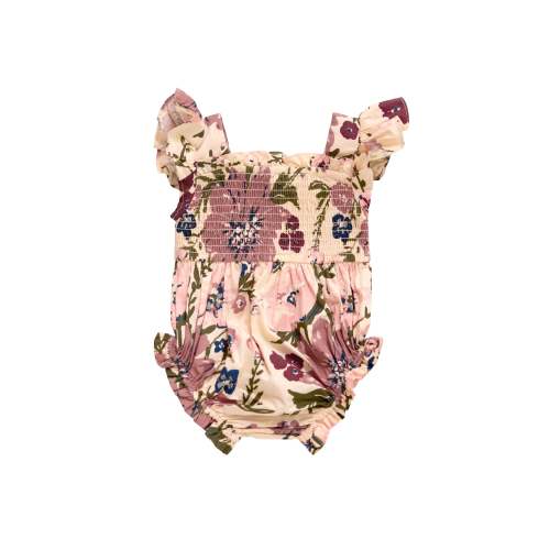 Baby Rayna Romper in Vintage Floral