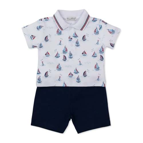 Red, White, & Blue Regatta Bermuda Set