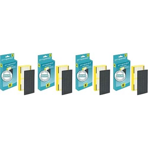 Germ Guardian FLT4100 True HEPA Genuine Air Purifier Replacement Filter E for GermGuardian AC4100,AC4150P,AC4150BL,and More,(Pack of 4)