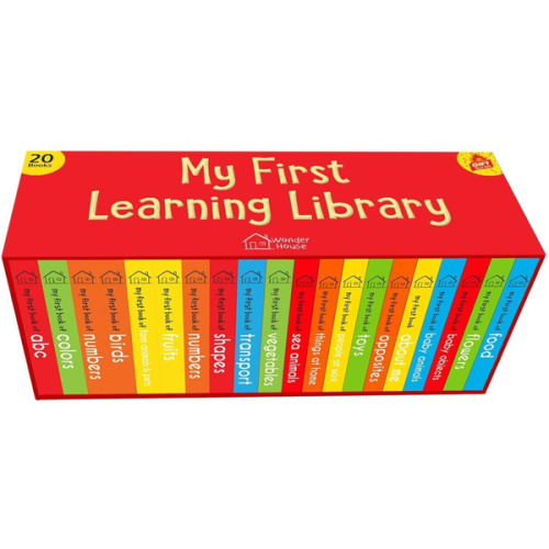 My First Complete Learning Library: Boxset of 20 Board Books Gift Set for Kids