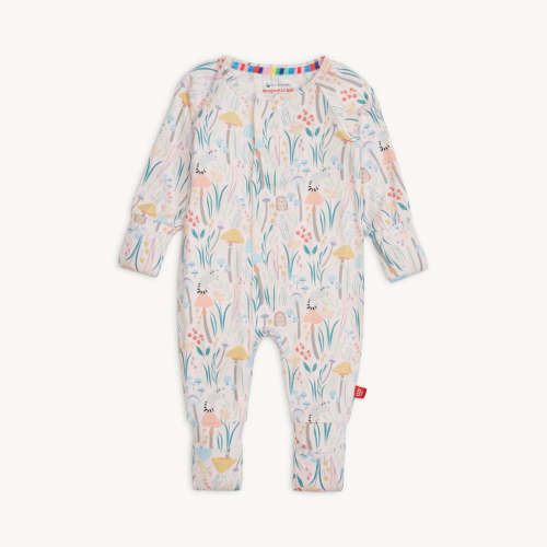 Magnetic Me Modal Convertible Grow with Me Coverall: Shrooms & Bloom