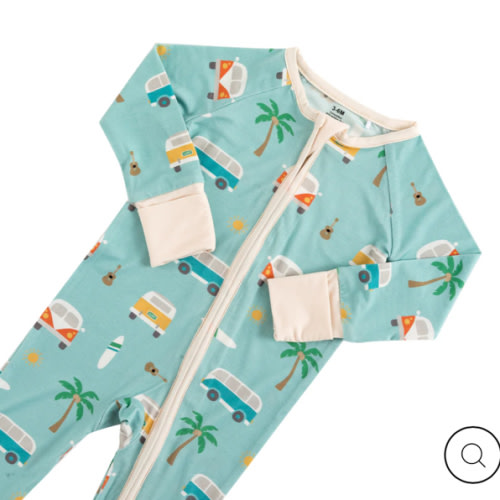 Coastal Cruising (Convertible Zip Footies)