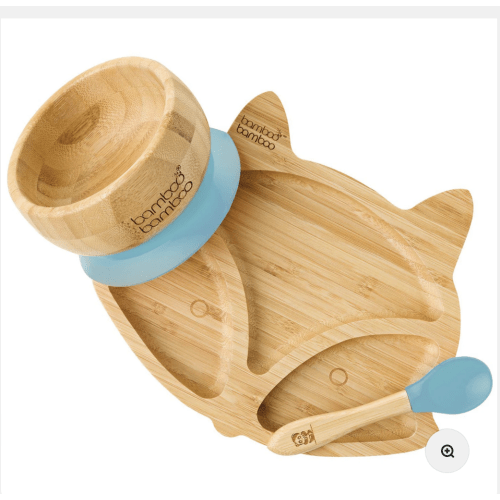 Fox Plate and Bowl Bundle Gift Set