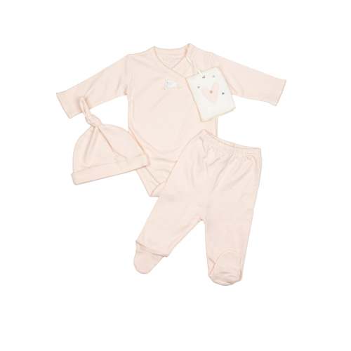Pima Embroidered Bundle Set in Pink Lamb – Wild Wawa