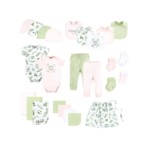Hudson Baby Shower Gift Sets, 25-Piece, Sizes Newborn-6 Months