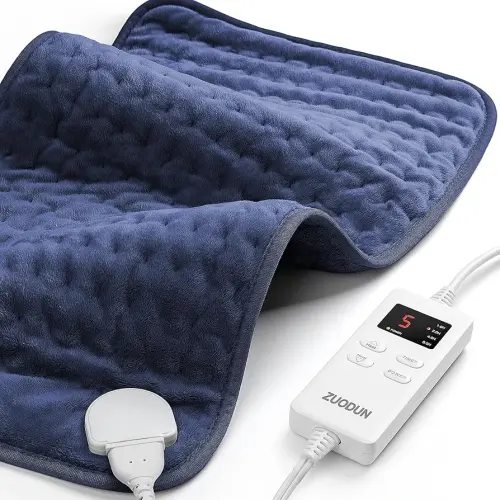 Heating Pad for Period Cramps & Muscle Pain, Heating Pad for Neck and Shoulders and Back with LED Controller, Electric Heating Pads with 6 Heat Settings