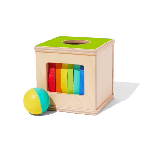 Lovevery, Drop & Find Ball Box, Montessori Toy for Babies, Developmental Toys 9+ Months