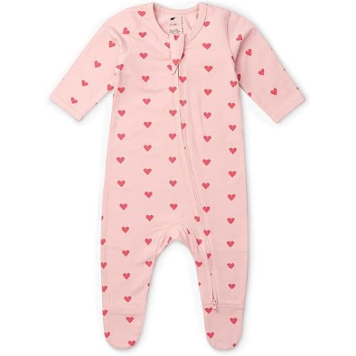 monica + andy Baby Organic Zipper One-Piece