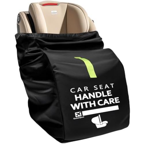 Guiseapue Car Seat Travel Bag for Airplane: Car Seat Bags for Air Travel Fit All Car Seats, Infant Carriers & Booster Seats, Carseat Cover Fit Doona Graco Evenflo, First Mothers Day Gifts for New Mom