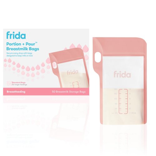 Frida Mom, Portion + Pour Breastmilk Storage Bags, 50 CT