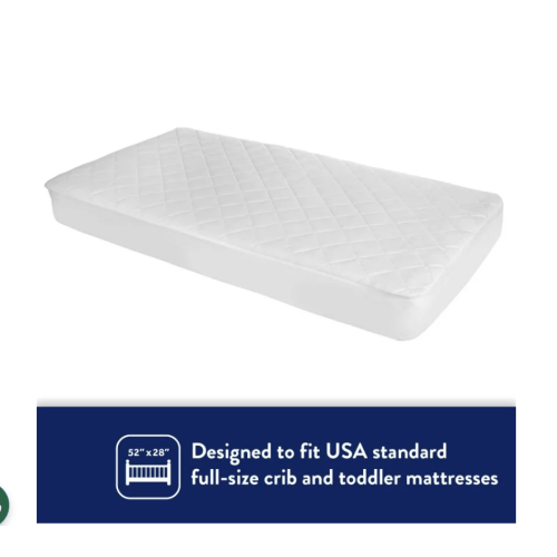 Fitted Waterproof Crib Mattress Protector Pad | Kolcraft