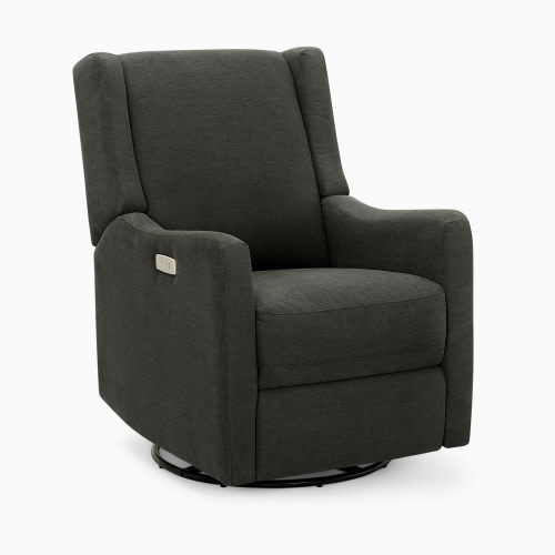 Delta Children Mercer Electronic Power Recliner and Swivel Glider - Dark Grey