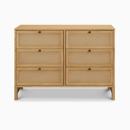 daVinci Margot 6-Drawer Dresser - Honey