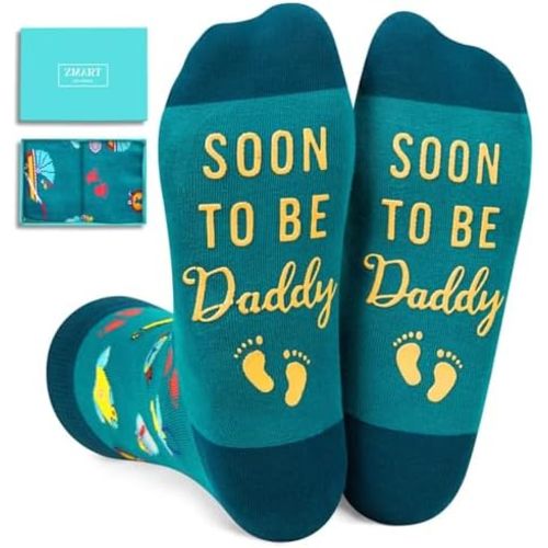 Zmart Gift Idea For Him - Funny Gifts For New Dad Brother Father In Law, In Law Socks