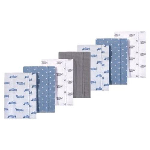Luvable Friends Hudson Baby Flannel Burp Cloths 7pk