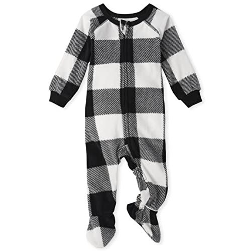 The Children's Place unisex-baby And Kids, Sibling Matching, Christmas Pajama Sets, Fleece