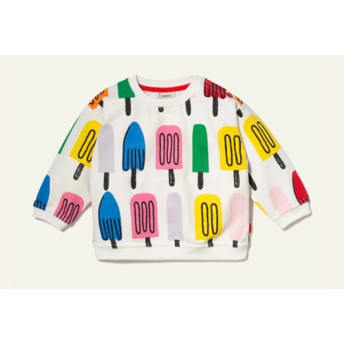 Recycled Cotton Ice Pop Baby Sweatshirt