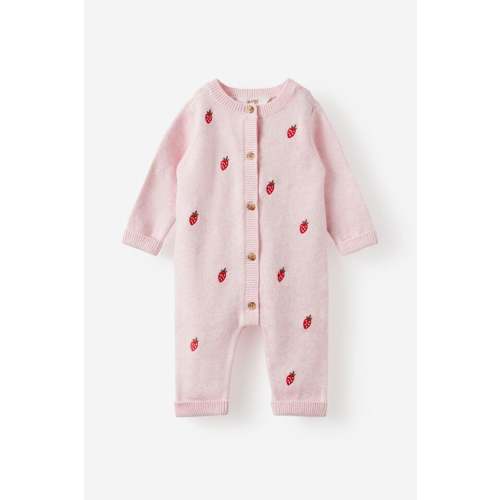 Baby Organic Knit Blend Long Sleeve All In One
