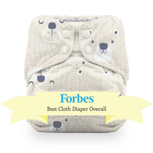 Best Rated All in One Cloth Diaper | Natural Cotton + Hemp | One Size