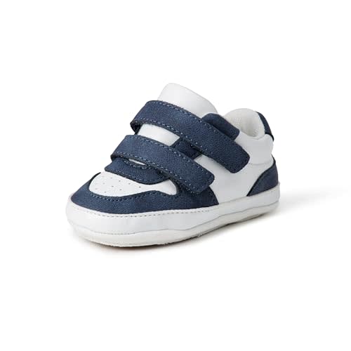 Amazon Essentials Unisex Babies' Hook & Loop Court Sneakers