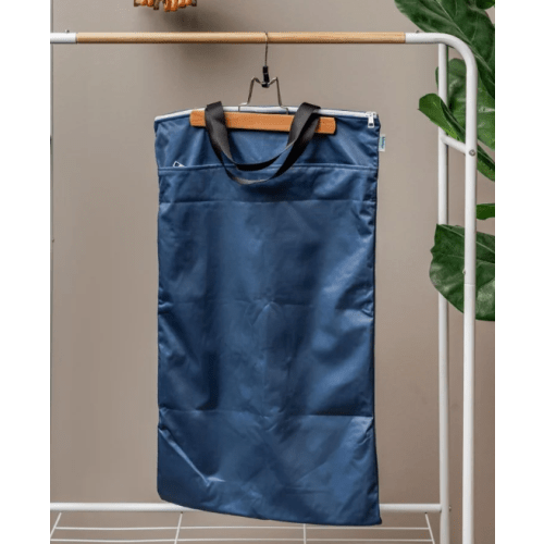 Large Zipper Hanging Wet Bag, Laundry Bag with Handles
