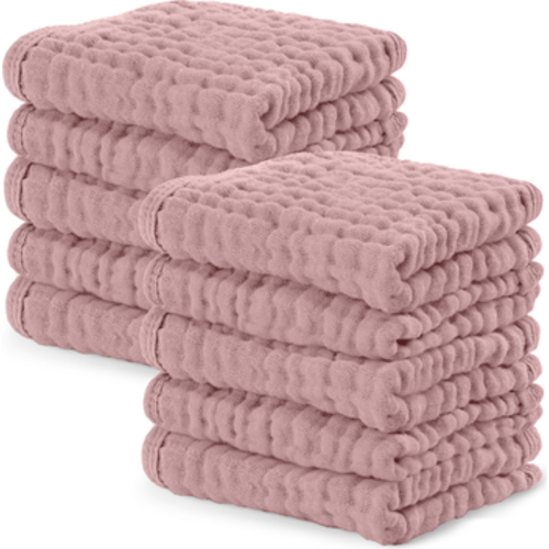 Muslin Washcloths - Pack of 10