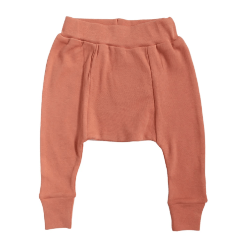 Organic Harem Pants - Essentials | Color: Mandarin | Size: 3-6 months
