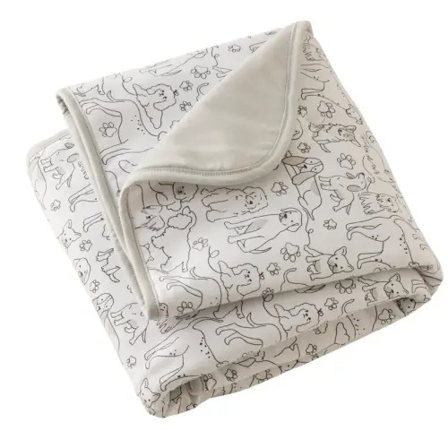 QUINN Reversible Light Weight Quilted Baby Blanket – Butterblu