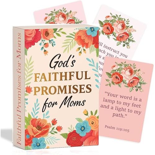 52 New Mom Gifts Biblical Affirmation Cards, Inspirational Verses of Hope & Encouragement for Religous Moms, Christian Mother's Day Gift