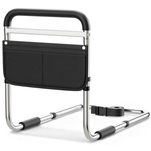 KEKOY Bed Rails for Seniors Safety Guard with Leg Adjustable, Bed Assist Rail for Elderly Adults with Free Storage Bag and Fixing Strap