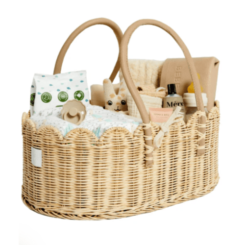 Bebe Bask Poppy Diaper Caddy