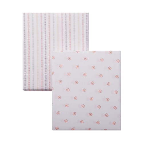 George Baby Organic Cotton Double Pack Crib Sheets, 28" x 52", organic cotton - Walmart.ca