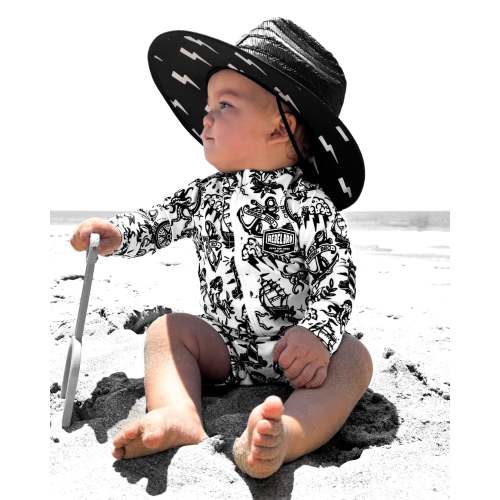 UPF50+ Swim Romper in Sink or Swim