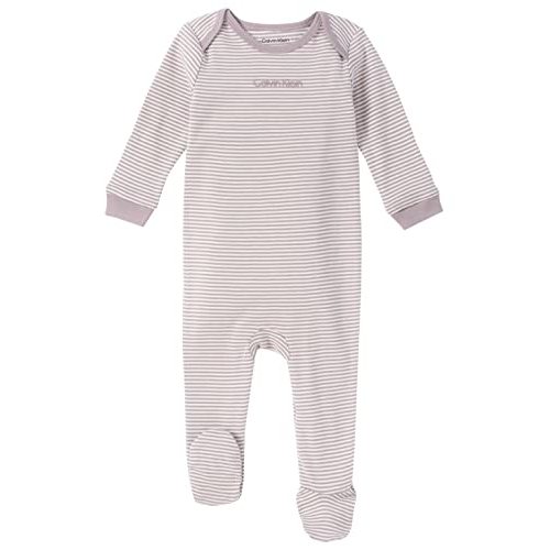 Calvin Klein Organic Baby Essentials Footed Coverall
