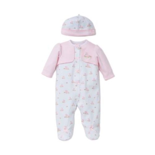2-Piece Bunny Footie and Hat Set