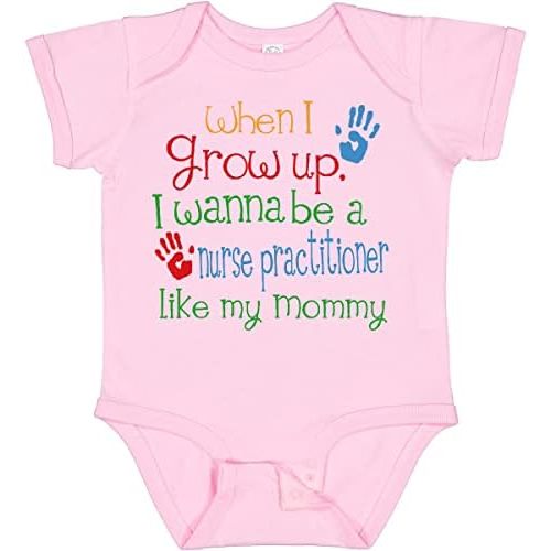 inktastic Nurse Practitioner Like Mommy Baby Bodysuit