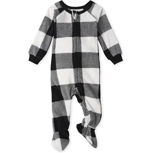 The Children's Place Baby and Kids' Sibling Matching Christmas Pajama Sets, Fleece