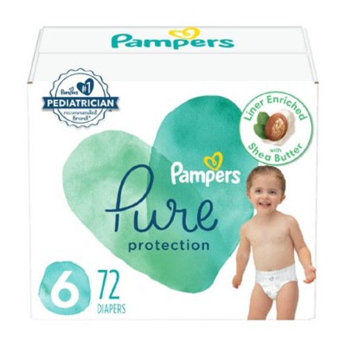 Pampers Pure Protection Diapers - (Select Size and Count), Size: 6
