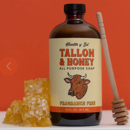 Tallow & Honey Liquid Soap – Health y Sol