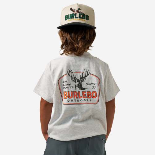Youth Short Sleeve Tee - Big Game Hunts - Oatmeal – BURLEBO