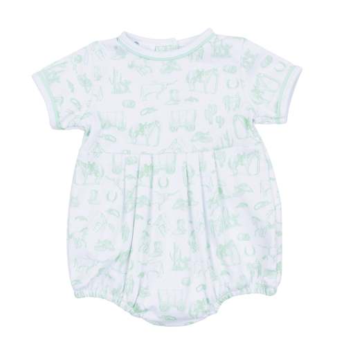 Wild West Toile Bubble - Celery