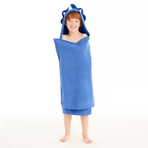 Kids Cotton Hooded Towel | Lands' End