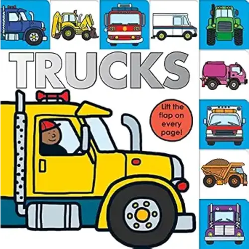 Lift-the-Flap Tab: Trucks: An interactive board book for little fans of trucks