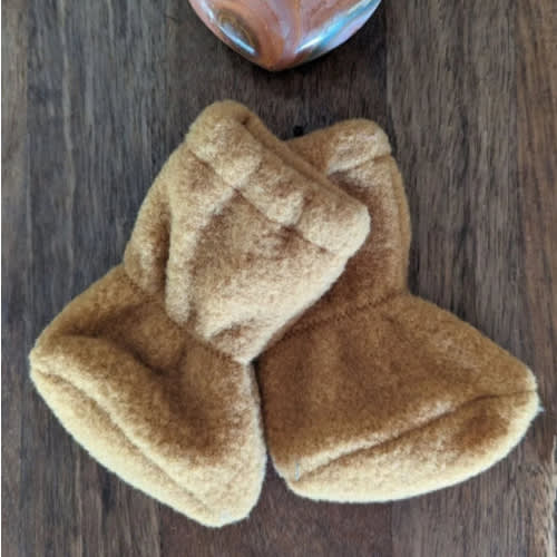 New Colors! Pure Pure - Organic Wool Fleece Baby Booties