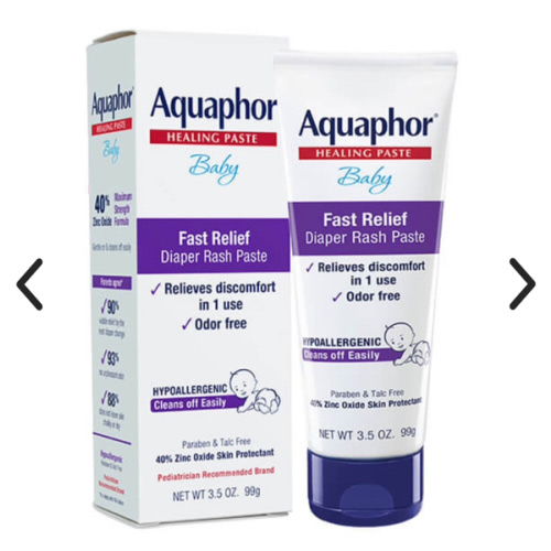Aquaphor Baby Diaper Rash Paste, 3.5 OZ