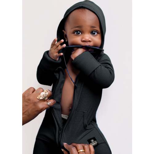 Front Opening Ready Set Romper® ZIP-IT! in Essential Midnight